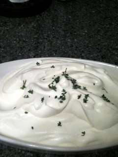 A picture of Ice Wine Whipped Cream.