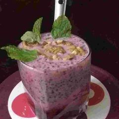 A picture of Immunity Booster Drink: 'Gond Katira & Sabza' Breakfast: (Vegan).