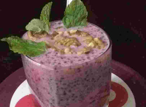 A picture of Immunity Booster Drink: 'Gond Katira & Sabza' Breakfast: (Vegan).