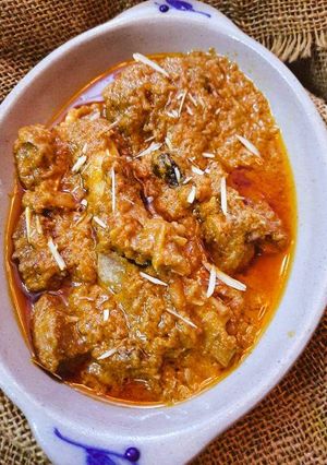 A picture of Mutton qorma.