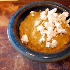 A picture of Red Lentil Dahl.