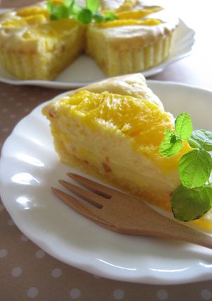A picture of Sunshine Cream Cheese Tart.