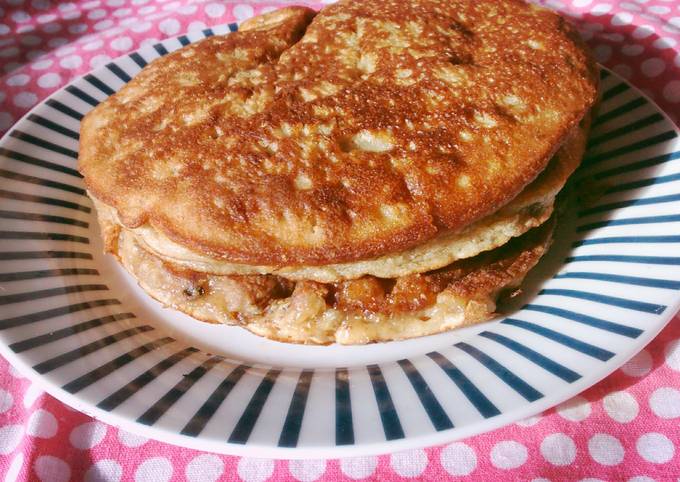 Fluffy Bananut Pancakes