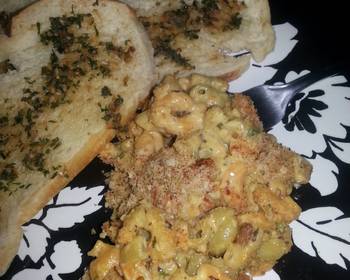 Easy Fast Cooking Crusty Mac and cheese Delicious Simple