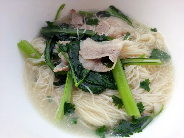 Easy Way Prepare Recipe Somen Noodle Soup With Bacon that is Awesome, Can Spoil the Tongue}