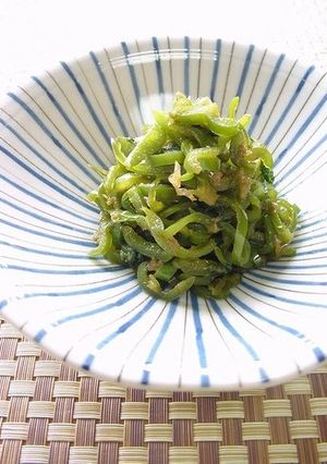 A picture of Shiso Bell Pepper Kinpira.