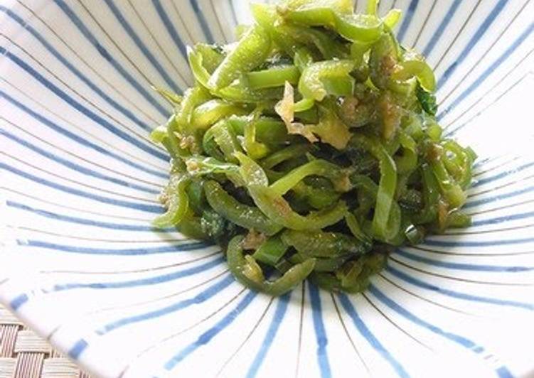Step-by-Step Guide to Make Quick Shiso Bell Pepper Kinpira
