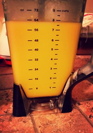A picture of Agua de mango.