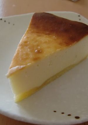 A picture of Light Baked Cheesecake in Tart Crust.