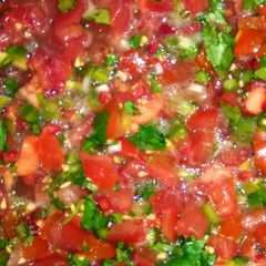 A picture of Pico de Gallo Salsa.