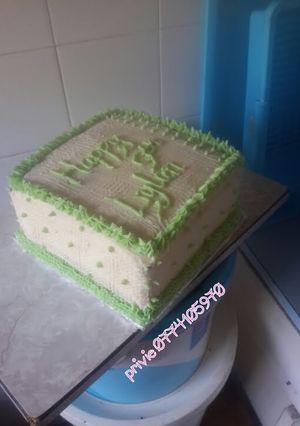 A picture of Easy yummy vanilla cake.