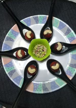 A picture of Sweet potato gulabjamun.