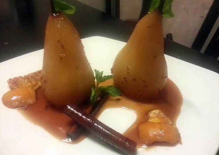 Recipe of Homemade Orange lavender poached pears