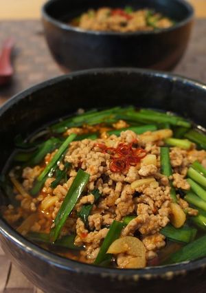 A picture of Spicy and Delicious Taiwan Ramen.