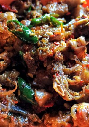 Foto resep Cumi asin mercon 🌶🔥
