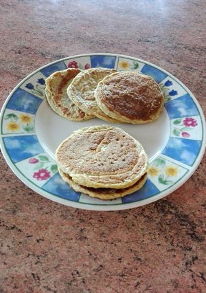 Una foto de Mini panqueques de manzana-avena