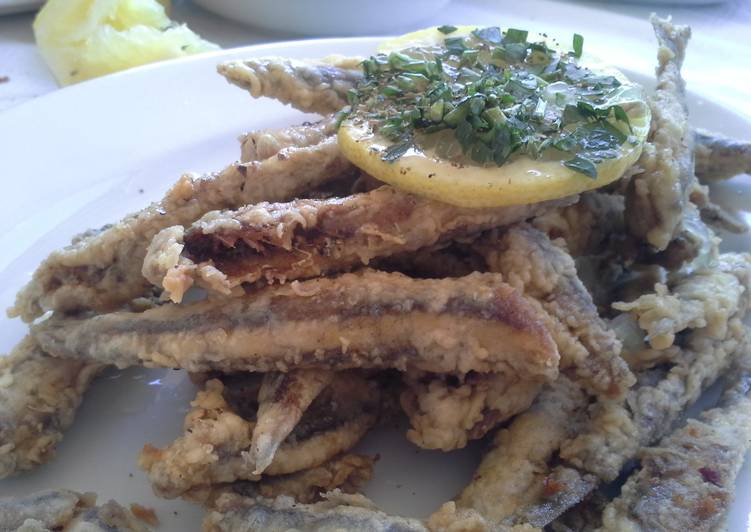 Fried whitebait