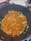 Spaguettis de Calabacín con Boloñesa Especial