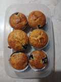 Cottage cheese lemon blueberry muffin