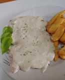 Pechugas de pollo en salsa roquefort