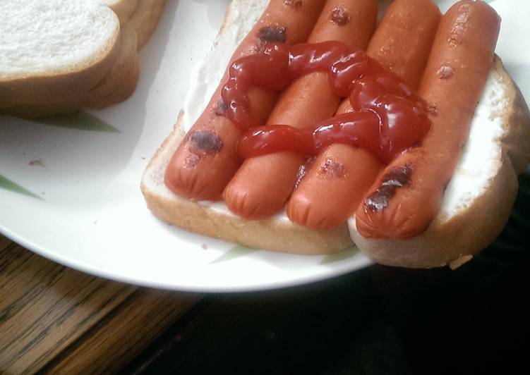 Easiest Way to Make Ultimate Hotdog Sandwiches