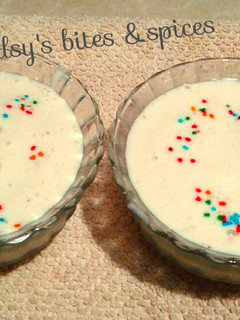 A picture of Frozen banana shake.