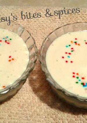 A picture of Frozen banana shake.