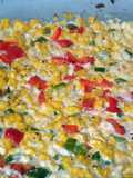Pioneer Woman's Fresh Corn Casserole with Red Peppers and Jalape
