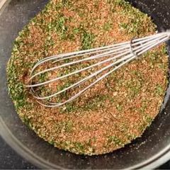 A picture of Homemade blackened seasoning.