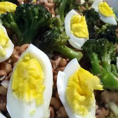 A picture of black yea beans salad.