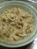 Beef tip stroganoff