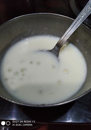 A picture of Sabudana kheer.
