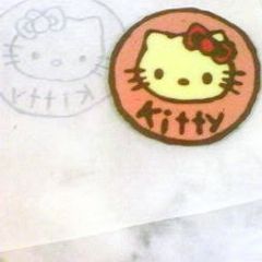 A picture of Character Cake (Chocolate Decoration Plate) Kitty.