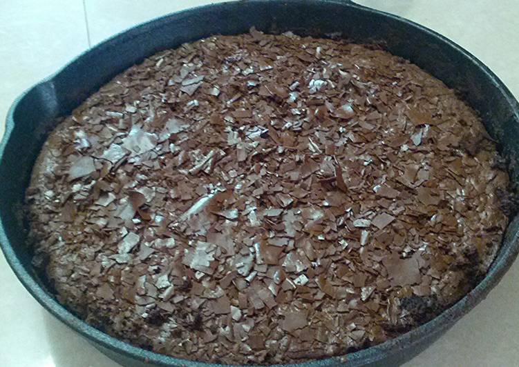 Recipe of Ultimate Cast Iron Skillet Brownie