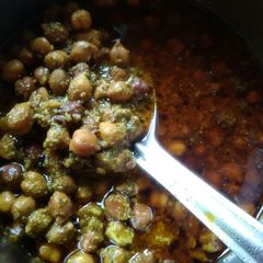 A picture of Chana masala.
