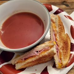 A picture of Air Fryer Ham & Cheese Sandwiches.