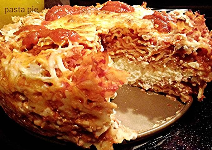 Recipe of Ultimate Pasta pie