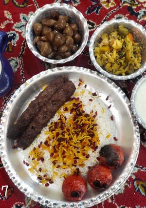 عکسی از دستور کباب کوبیده