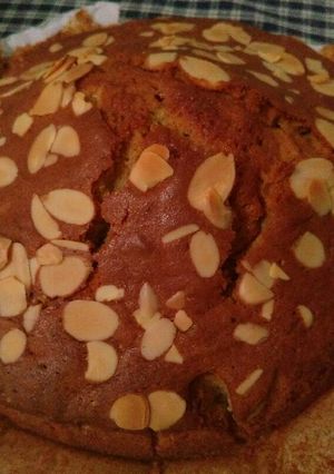Foto resep Banana almond cake #postingrame2_pisang