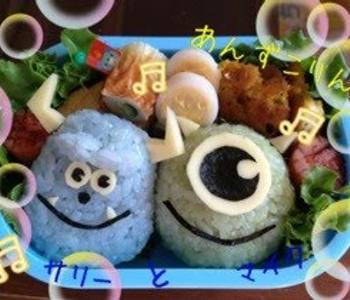 Best Recipe Easy Charaben Decorative Bentos For School Outings  Sully and Mike from Monsters Inc Delicious