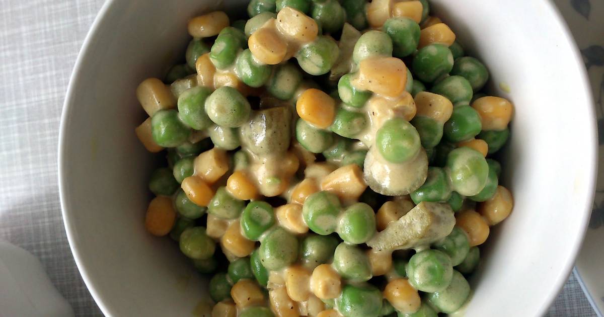 Simple pea and corn salad Recipe by mojcanzotam - Cookpad