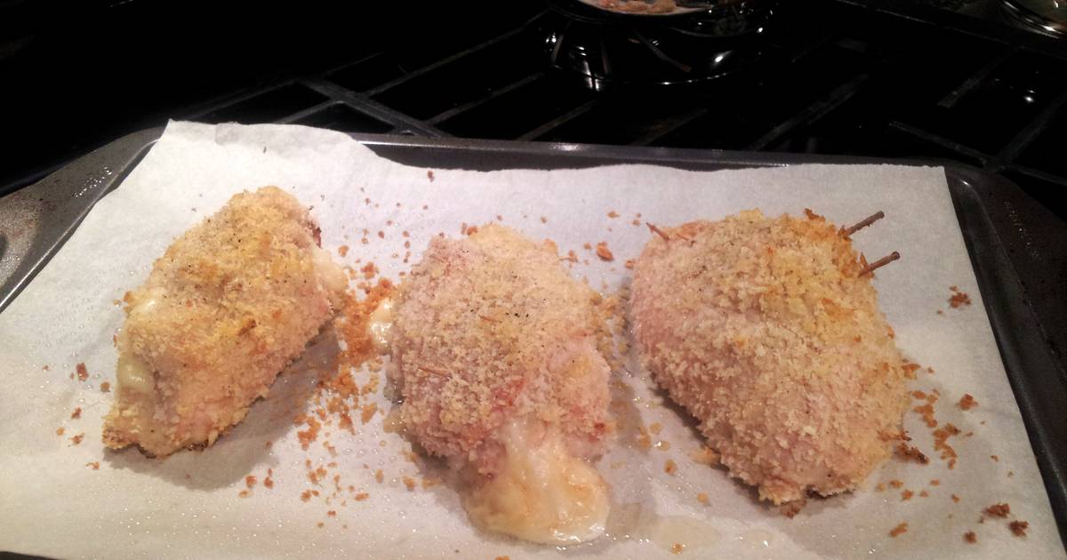 Ham and Swiss stuffed chicken breasts Recipe by crockpotconnie Cookpad