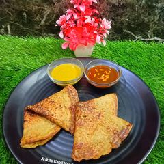 A picture of Moong dal Cheela.