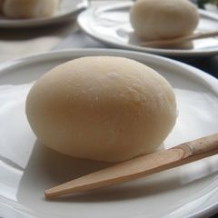 A picture of Light and Fluffy Sweet Egg Manjuu (Dumplings).