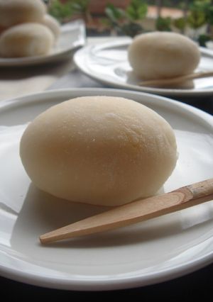 A picture of Light and Fluffy Sweet Egg Manjuu (Dumplings).