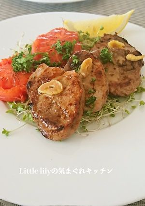 A picture of Garlic Mustard Pork Tenderloin Sauté.