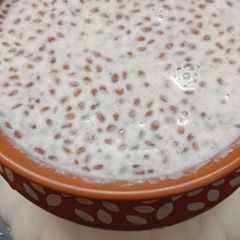 Halim kheer(garden cress seeds) A picture of Halim kheer(garden cress seeds).
