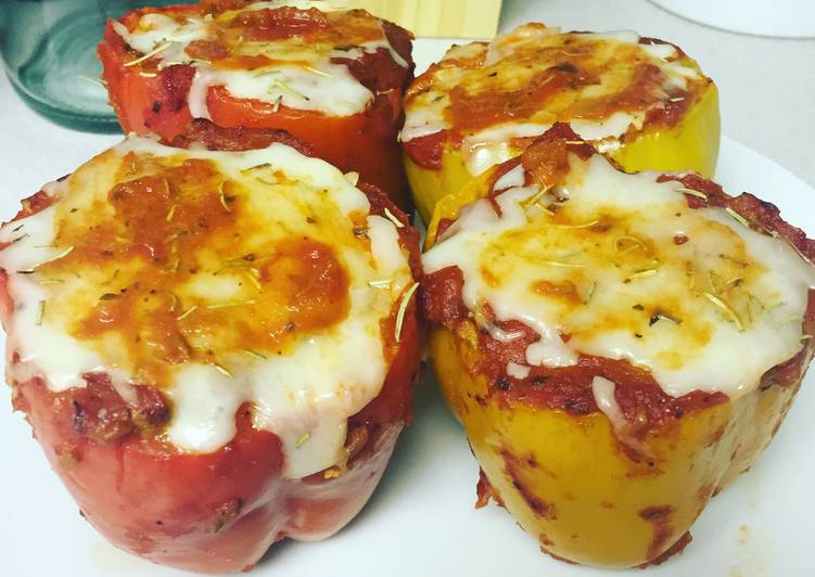 Easiest Way to Make Super Quick Homemade Healthy &amp; Delicious Stuffed Peppers