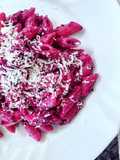 Penne con Pesto di Barbabietola