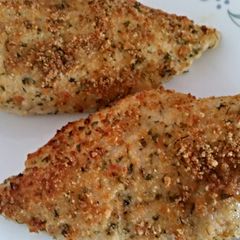 A picture of Breaded Ranch Chicken.
